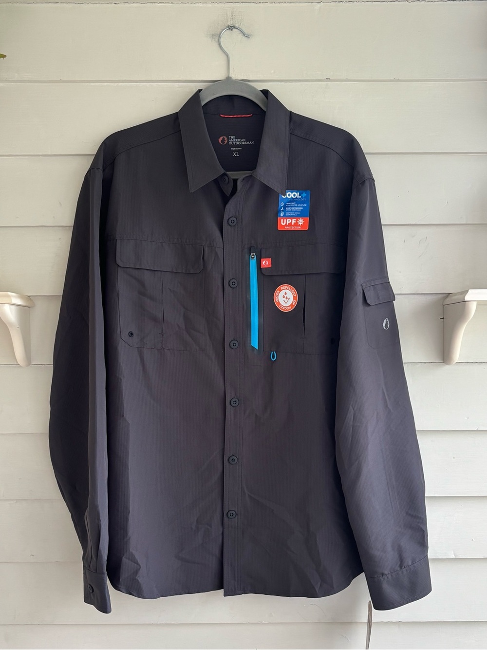 The American Outdoorsman The Blackfoot River Ultimate Fishing Shirt Men’s XL NWT